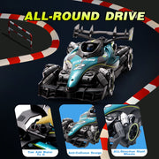 4DRC 4D-Y2 1:12 Scale 4WD RC Racing Car, Dual Motor, 2.4GHz Control, 360 Drift Wheels, Blue