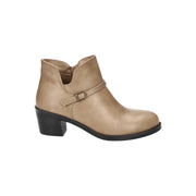 Easy Street Womens Ellery Block Heel Booties - Taupe BEIGE 10 MEDIUM