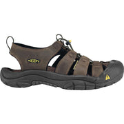 KEEN Men's Newport Leather Water Sandals, Bison, 8.5