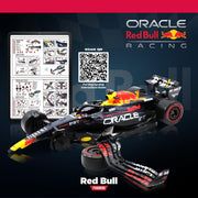 Luppa Formula 1 RB19 Model Kit, 1:18 Scale, 140-Piece Die-Cast Collectible Inspired by Checo Prez and Max Verstappen
