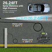 RELOIVE RELOIVE732649 Electric Pressure Washer, 2000W Motor, 4000PSI Pressure, 2.6GPM Max Flow