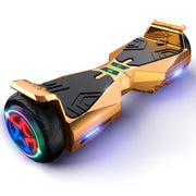 TCDJTC LBW12A Kids 9mph Max Speed Hoverboard with LED Lights & Bluetooth Speakers, ROSE18