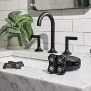 MANSCAPED Dome Shaver PLUS Mens Head Shaver, Four Double-Track Rotary Blades, SkinSafe and FlexAdjust Technology, Waterproof, Cordless, Black