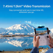 Skyrover S1 Mini Camera Drone, 4K 60fps Video, 48MP Photos, 3-Axis Gimbal Stabilization, 40-Min Flight Time, 39000ft Transmission, Foldable, White