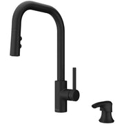 Pfister F-529-7ZNRB Zanna 1-Handle Pull-Down Kitchen Faucet in Matte Black