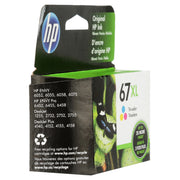 HP 67XL Tri-Color Original Ink Cartridge (3YM58AN)