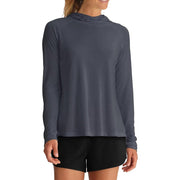 Free Fly W-B-LTHDY-II Women's Lightweight Hoodie II, Bamboo Viscose Blend, UPF 20+ Sun Protection, Storm Cloud, Large