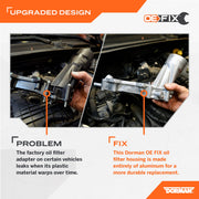 Dorman 926-959 Upgraded Aluminum Engine Oil Filter Housing with Oil Cooler and Filter for Specific Models (OE FIX)
