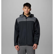 Columbia Men's Glennaker Lake II Waterproof Rain Jacket, Black/City Grey, XX-Large, 2089791012-2X