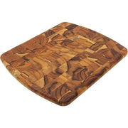 Madeira 1038 Canary Teak End-Grain Utility Cutting Board, 11.5