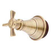 Signature Hardware Cross Handle for Marceau Pressure Balance Shower Trim, Aged Brass, Single Handle, SHMA441003AGBR