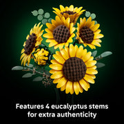 LEGO Botanicals Sunflower Bouquet Building Set, 686 Pieces, Adjustable Artificial Flowers for Home and Office Decor, 11502