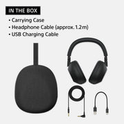 Sony WH-1000XM6 Wireless Noise Canceling Over-Ear Headphones, Black, 30-Hour Battery, HD NC Processor QN3, Adaptive NC Optimizer