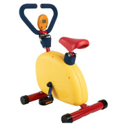 Hey Play Kids Exercise Bike Indoor Stationary Ride-On Bike Toy with Adjustable Seat