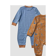 Carhartt Long-Sleeve Coveralls 2-Piece Set for Babies, Carhartt Brown, 6 Months