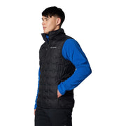 Columbia Delta Ridge II Down Vest, 650-Fill Power Insulation, Omni-Heat Thermal-Reflective Lining, Water-Resistant, Black, X-Large, 208626