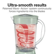 Hamilton Beach Brands 50183 Smoothie Blender, 650-Watt Motor, Patented Wave-Action System