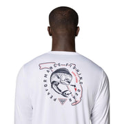 Columbia PFG Terminal Tackle Statetriot Long-Sleeve Shirt for Men - White/FL Dorado - XL