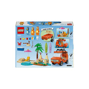 LEGO Bluey Beach & Family Car Trip Building Set, 133 Pieces, Includes Bluey, Bingo, and Mum Minifigures, Ages 4+