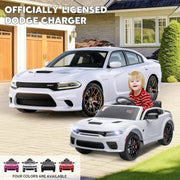 iRerts LME-car51 Dodge Electric Ride on Cars for Kids, White