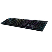 Logitech G915 Wireless Mechanical Gaming Keyboard, Clicky, Black, Wireless