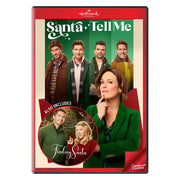 Hallmark Santa Tell Me Holiday Romance DVD with Bonus Feature Finding Santa, Family-Friendly, 480p, Standard Edition