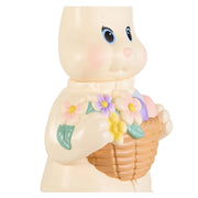 Way To Celebrate Lighted Blow Mold Easter Bunny, Outdoor Decor, White, 60