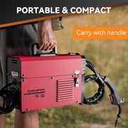 ARCCAPTAIN MIG130 130Amp 3-in-1 MIG Welder with Flux Core Gasless MIG, Lift TIG, Stick Welding, Synergic Control, Portable, 110V