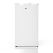 TCL Compact Refrigerator, 3.1 Cu Ft Capacity, Single Door, Reversible Door, Energy Efficient, Quiet Operation, White, TRM31S4AW