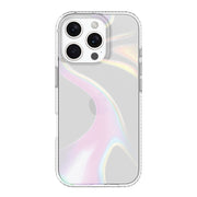 Onn WIBIRI100149717 Phone Case for iPhone 16 Pro Clear Iridescent Shock-Absorbent Fashion Style WIBIRI100149717