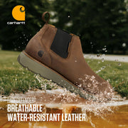 Carhartt Fm4000-M Millbrook 4'' Romeo Wedge Work Boots for Men - Brown - 9.5M