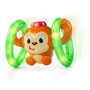 Bright Starts 52181-2 Baby Light Roll and Glow Monkey