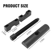 Anxingo Heavy Duty Yoke Puller with Grade 8 Bolts, Steel Construction, Black Finish, Fits Class 6-8 Trucks, 60050