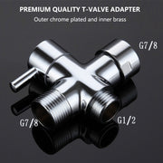 Phancir Handheld Bidet Sprayer for Toilet, Brushed Nickel Bidet Attachment for Feminine Wash, 1 Pack