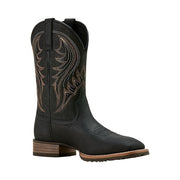 Ariat Hybrid Rancher Men's Western Boots, Wide Square Toe, Jasper Black, Size 11M, 10061277