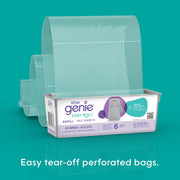 Litter Genie Easy Roll Refill Cat Litter Disposal Bags, Ultimate Odor Control, 24 Count, I000372