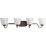 Progress Lighting P2130-20 Traditional/Casual 4-100W Med Bath Bracket, Antique Bronze
