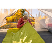 Klymit Static V Summit Sleeping Pad, Three-Season Lightweight Inflatable Camping Air Mat, Green, XL, 06SXEG01A