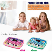 SAYLITA Toddler Learning Pad w/LED Screen Teach, Educational Learning Toys w/Light & Music Electronic Toy, Pink