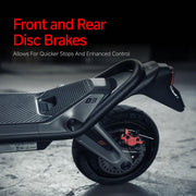 Segway GT3 SuperScooter, 2400W Motor, 31 MPH Speed, 45.6 Mile Range, Dual Hydraulic Suspension, 11-Inch Self-Sealing Tires, Black