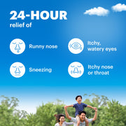 Claritin Children's Loratadine Allergy Relief Chewable Tablets, 24 Hour Non-Drowsy, Grape Flavor, 60 Count, 8519