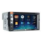 Dual Electronics XDVDSPK2 Double DIN Car Stereo CD/DVD Combo with 6.2-Inch Touchscreen and Two 6.5-Inch Speakers, Black