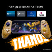 GameSir G8 Plus Thanos Edition Bluetooth Wireless Mobile Gaming Controller 3.5mm Audio, Jack Gold