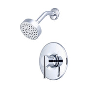 Pioneer Faucets T-2382-MB I2v Single Handle Shower Trim Set, Matte Black, Wallmount, Lever Handle, 1.75 GPM