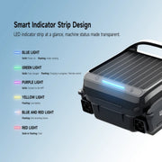 WYBOT F1 Robotic Pool Skimmer, Solar-Powered, Cordless with Rechargeable Battery, App Compatible, Black