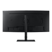Samsung ViewFinity S65UA 34-Inch Ultrawide Curved Ultra-WQHD Monitor, 100Hz, HDR10, USB-C with 90W Charging, TUV-Certified Eye Care, Height Adjustable Stand, Black