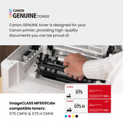 Canon imageCLASS MF665Cdw Wireless Duplex Color All-In-One Laser Printer, 26 ppm, 5-Inch Touchscreen, 50-Sheet ADF, USB, Ethernet, Wi-Fi, 6928C005