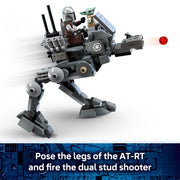 LEGO Star Wars AT-RT Attack Building Toy with The Mandalorian and Grogu Minifigures, 297 Pieces, Ages 7+, 75444