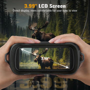 Fetervic Z096 IP65 Waterproof 4K Video Recording Night Vision Hunting Gear Binoculars for Adults