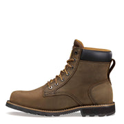 Carhartt Men's Frontier 6 Water Resistant Soft Toe Work Boots, Mossy Brown Leather, Size 8 M, FN6165-M-8